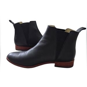 Nisolo Eva Everyday Chelsea Boot size Women 9 Black Leather Sustainable Shoes